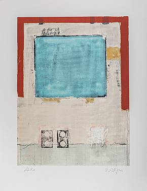 ohne Titel  Siebdruck Hochdruck 