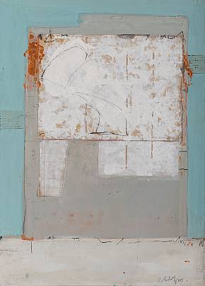 ohne Titel  Acryl / Papiere auf Holz 