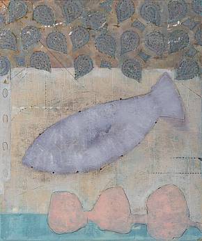 ohne Titel  Acryl / Öl auf Leinwand 