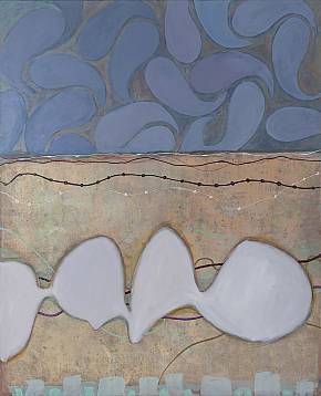 ohne Titel  Acryl / Öl auf Leinwand 