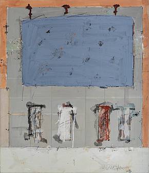ohne Titel  Acryl auf Leinwand 