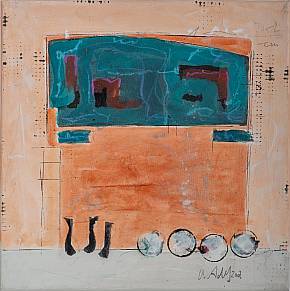 ohne Titel  Acryl auf Leinwand 
