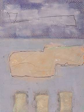ohne Titel  Öl auf Papier 