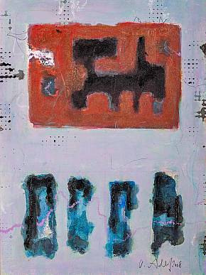 ohne Titel  Acryl auf Papier 