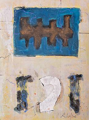 ohne Titel  Acryl auf Papier 