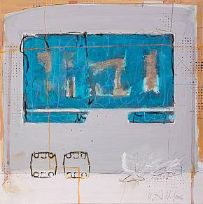 ohne Titel  Acryl auf Papier 